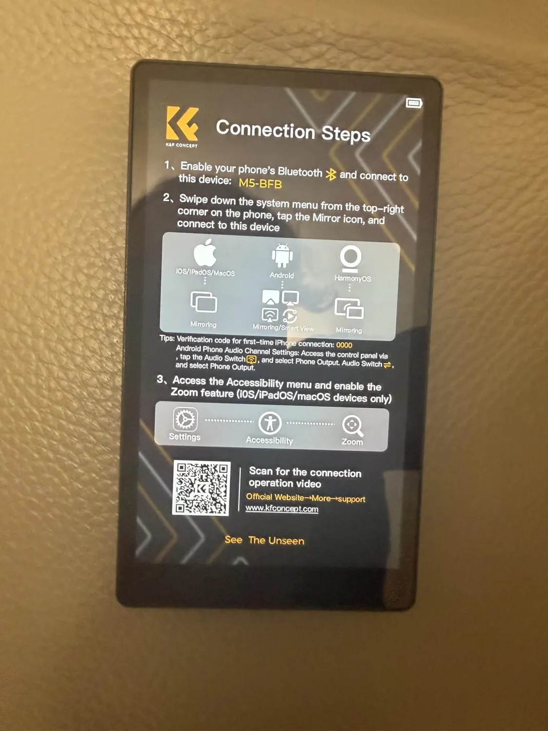 K&F Concept schermo selfie 5" monitor magnetico wireless 4K