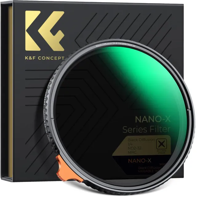 K&F Concept Nano-Xcel filtro ND2-32 Black Mist 82mm