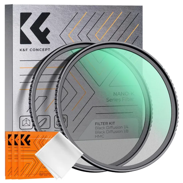 K&F Concept Nano-Klear filtri 67mm black mist diffusione