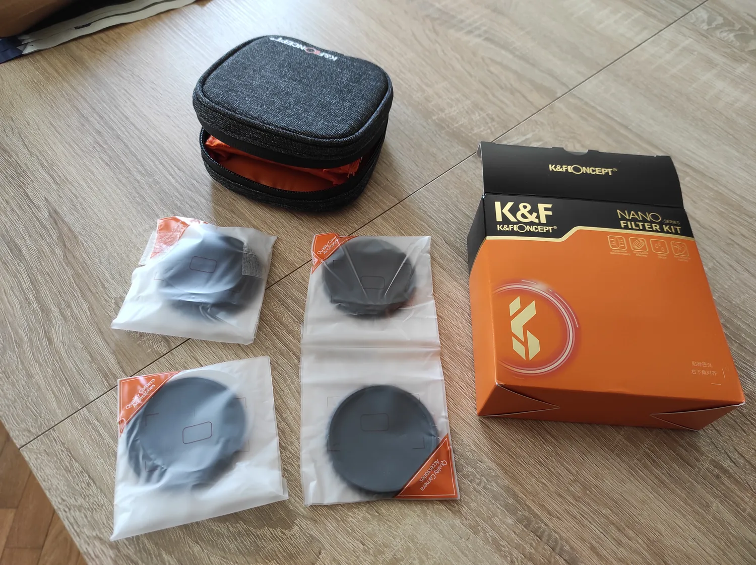 K&F Concept Nano-Xcel Kit 4 Filtri ND 67mm