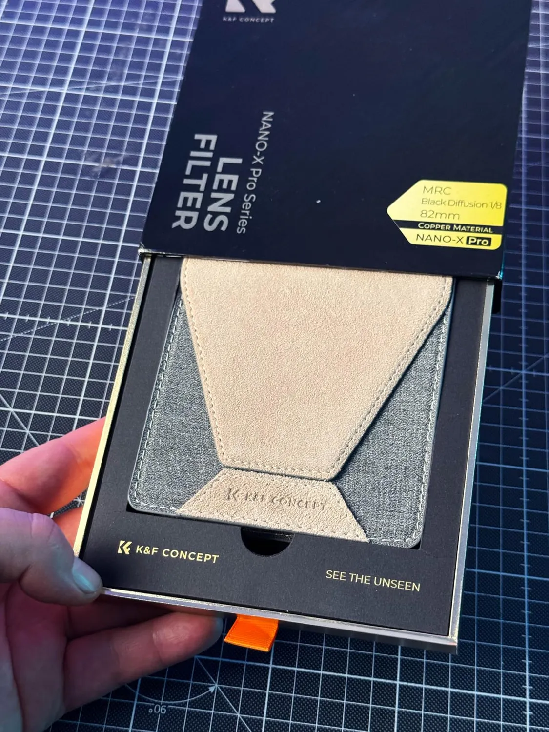 K&F Concept Nano-Xcel Pro 67mm filtro Black-Mist 1/8 ottone