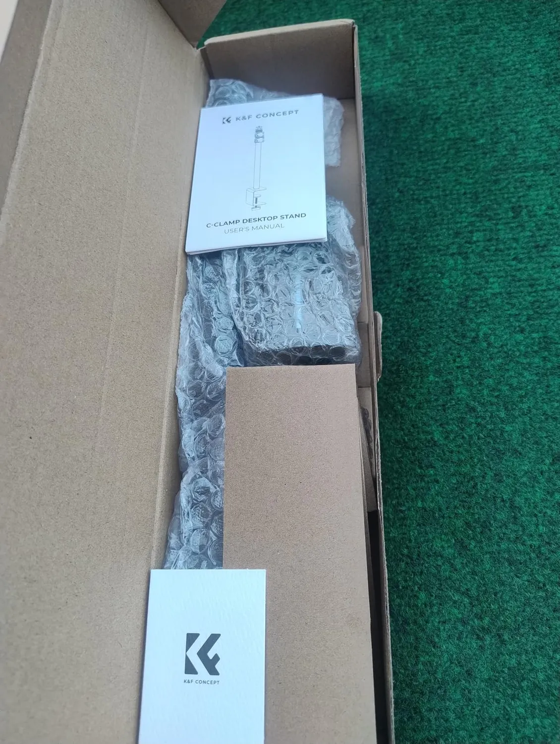 K&F Concept supporto tavolo 37-102cm 1/4" 2 pezzi alluminio