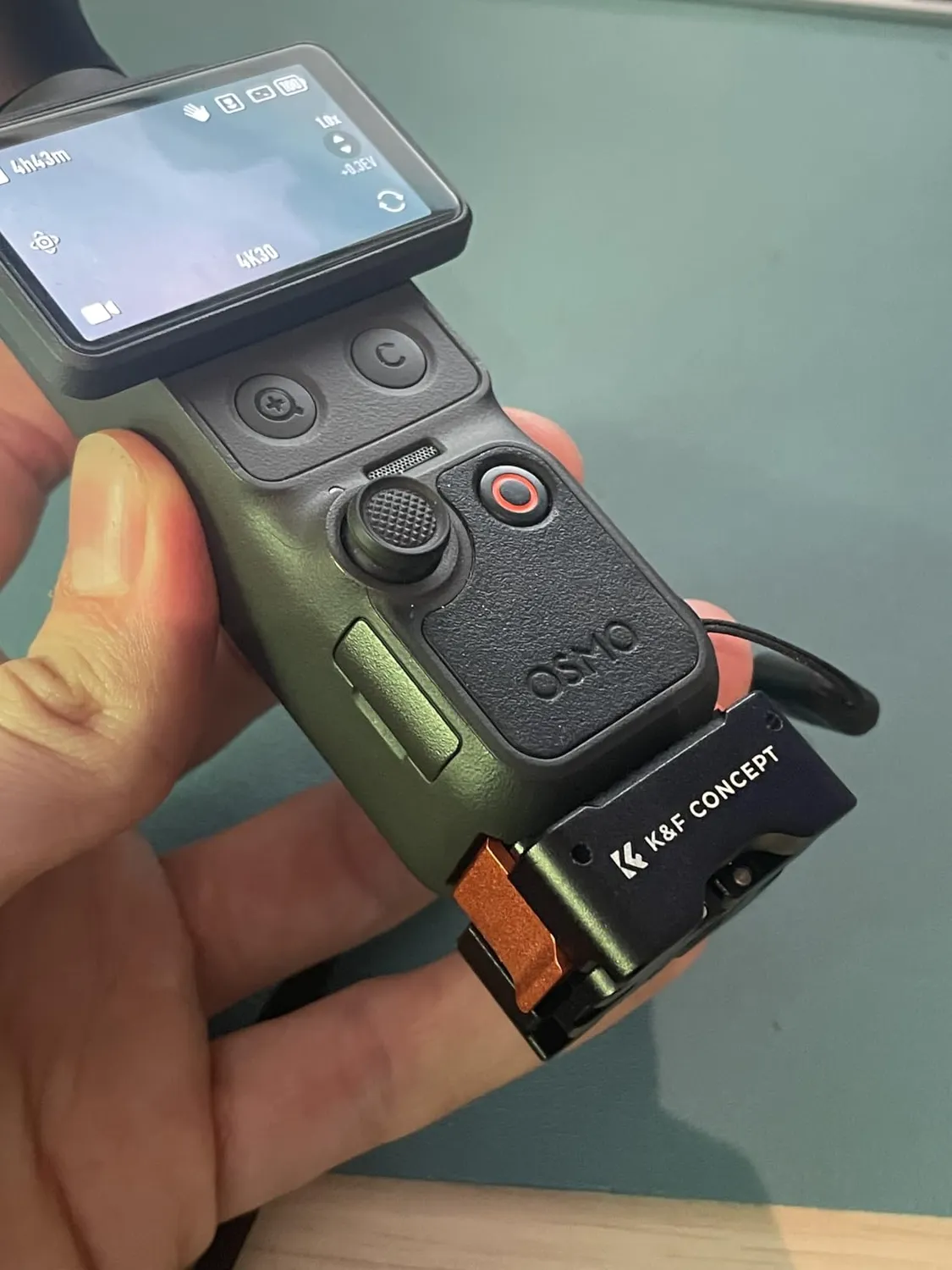 K&F Concept Supporto Pocket 3 Sgancio Rapido 2 Pezzi Arca