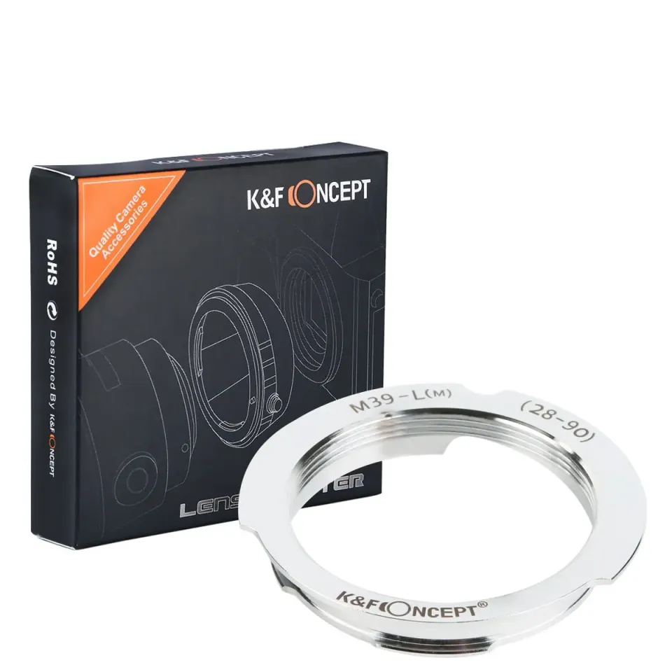 K&F Concept M39-LM anello adattatore Leica M manuale