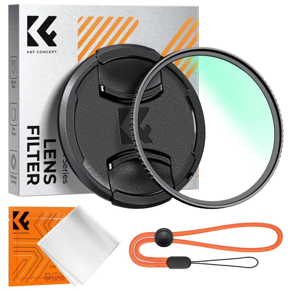 K&F Concept Nano-Klear filtro UV 82mm con tappo