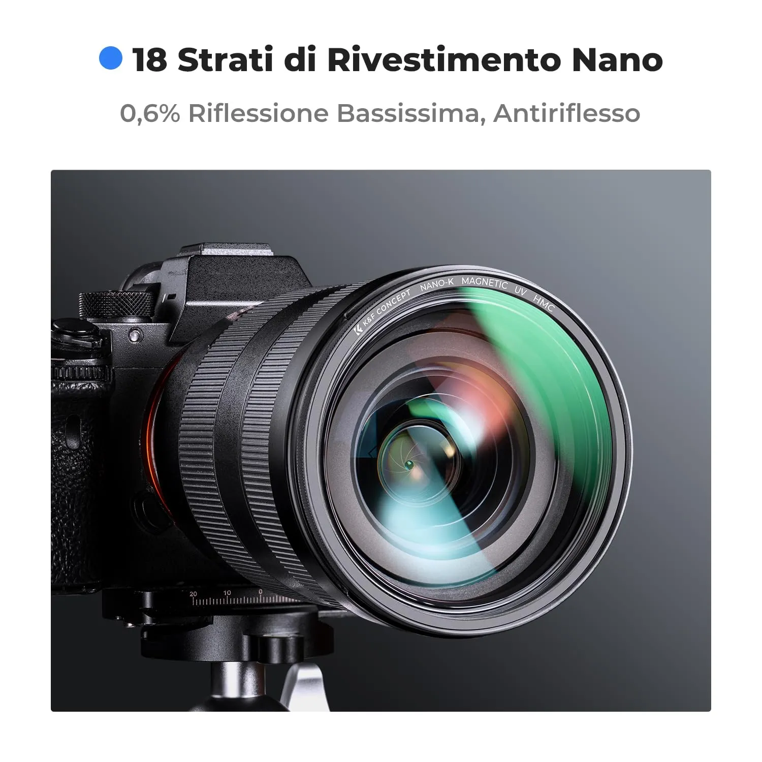 K&F Concept Nano-K Filtro UV Magnetico 67mm