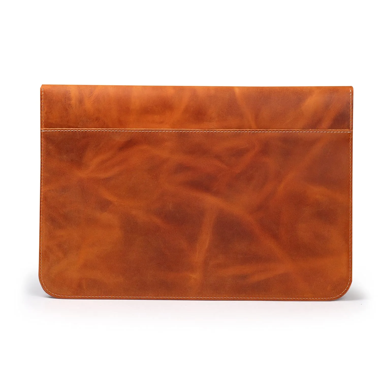 MegaGear Leather custodia laptop 13,3" vera pelle cammello