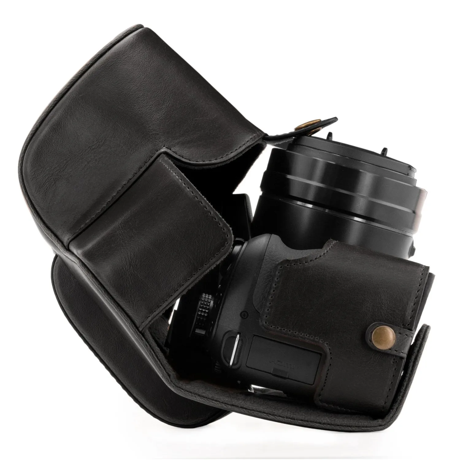 MegaGear Ever Ready MG1223 custodia fotocamera nero finta pelle