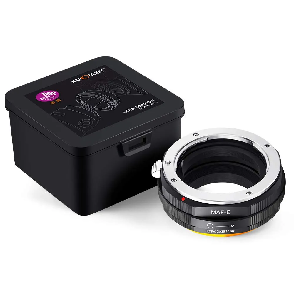 K&F Concept adattatore Minolta AF-Sony E anello mirrorless