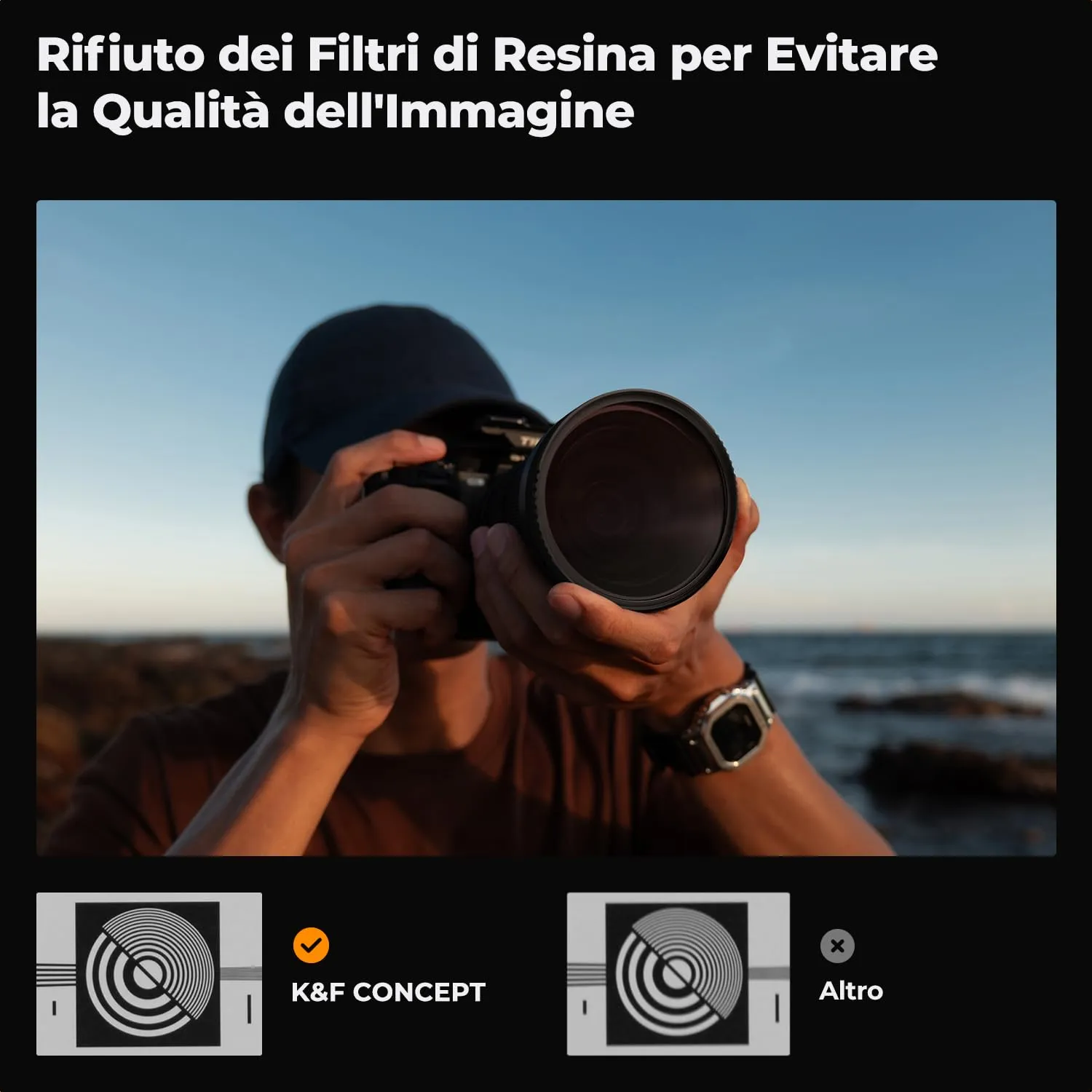 K&F Concept Nano-Klear Kit Filtri 67mm UV+CPL+ND4