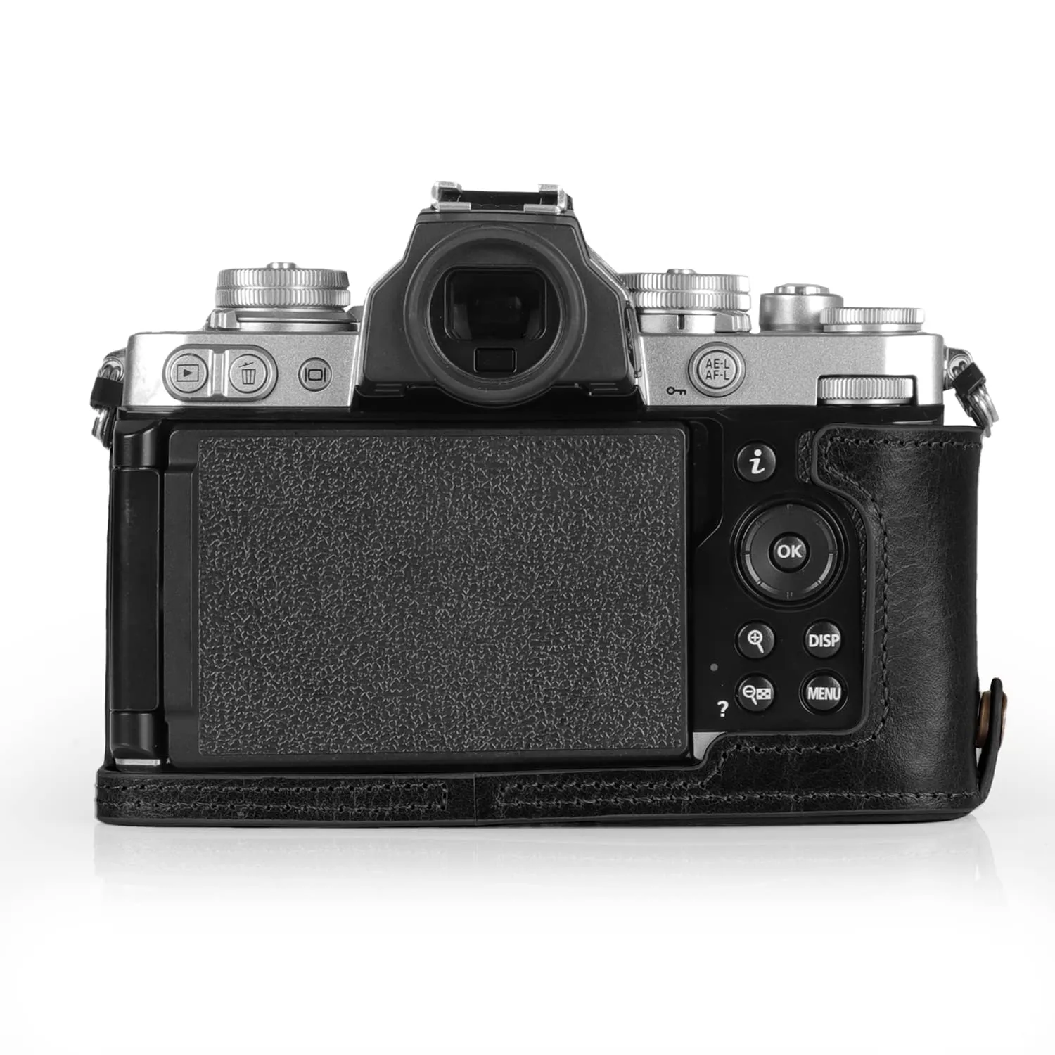 MegaGear Ever Ready Mezza Custodia Pelle Nikon Z fc Nero