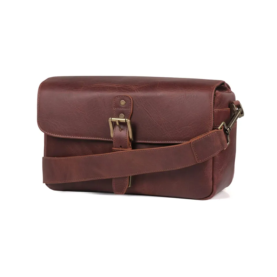 MegaGear Torres Borsa Messenger Pelle Fotocamera Mirrorless Marrone