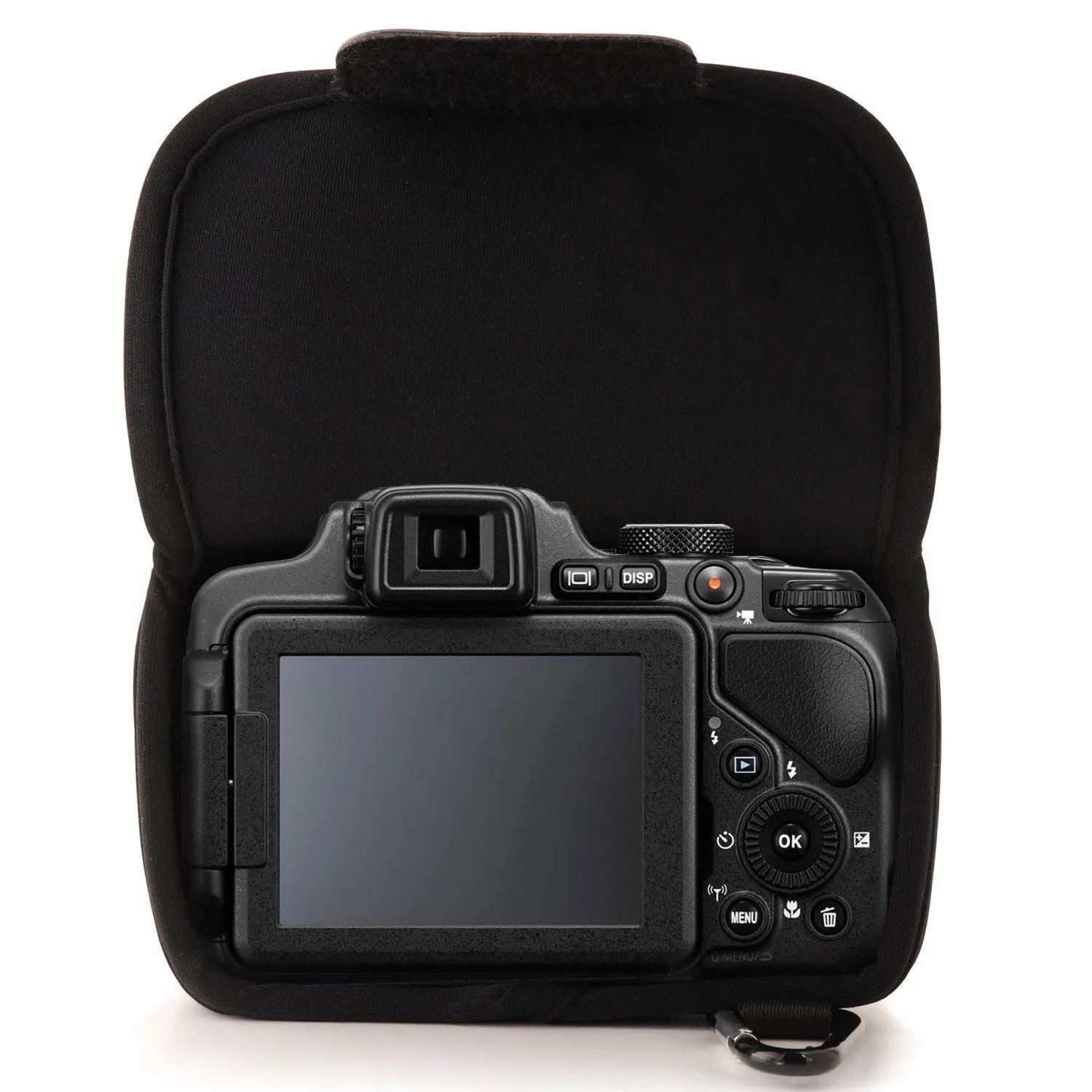 MegaGear MG048 Custodia Neoprene per Nikon P610 Nera