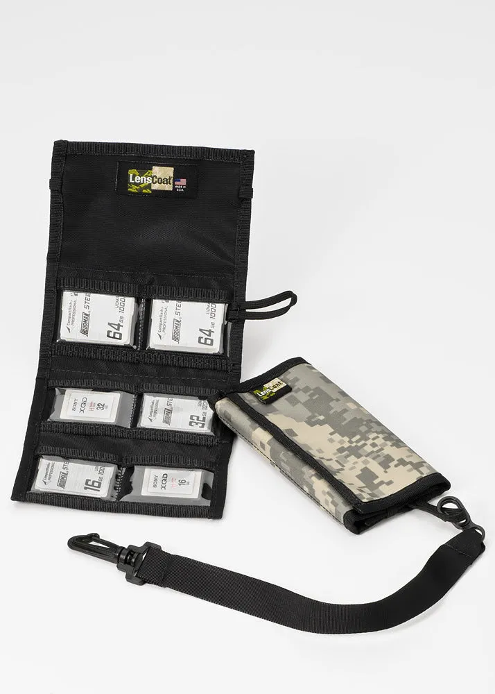 LensCoat Memory Wallet CF6 porta schede nero impermeabile