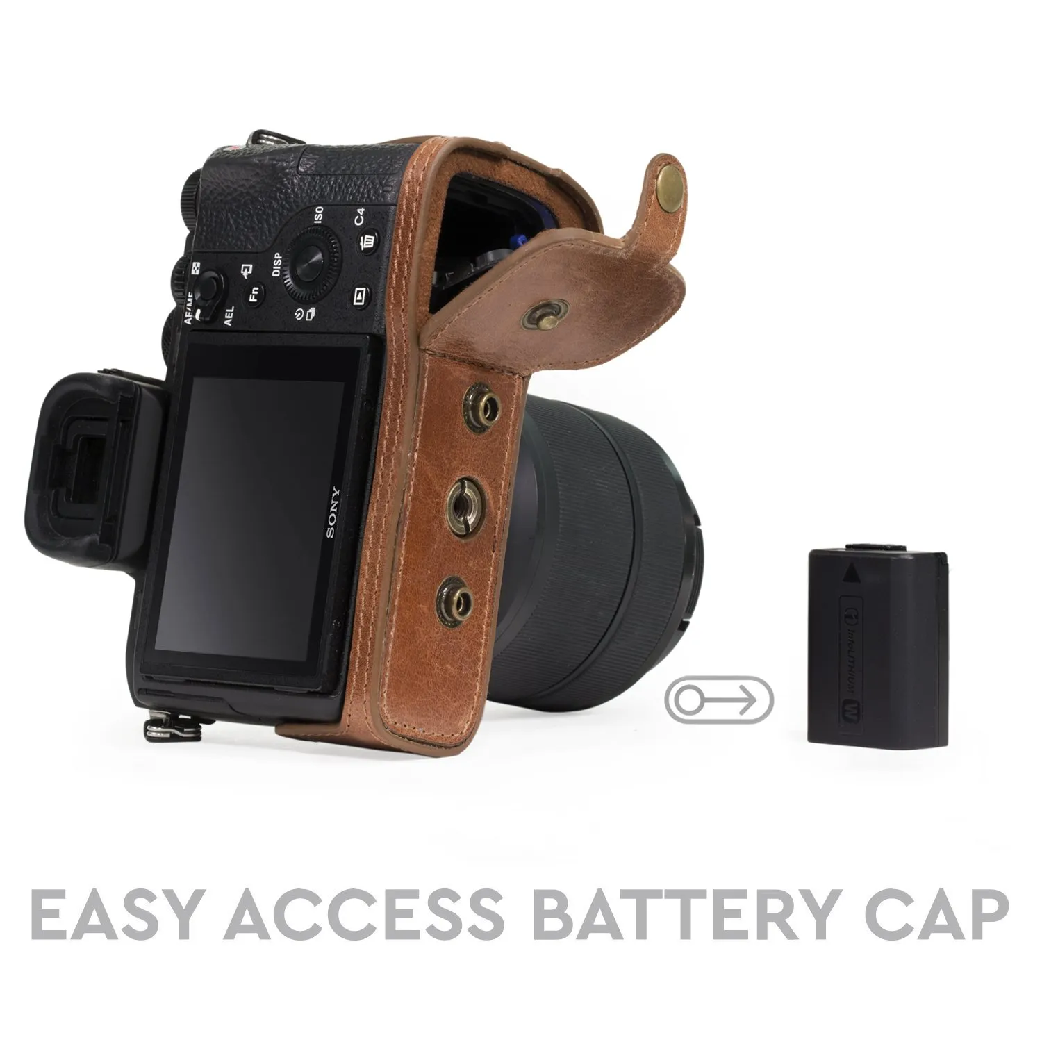 MegaGear Ever Ready MG1127 custodia fotocamera marrone pelle