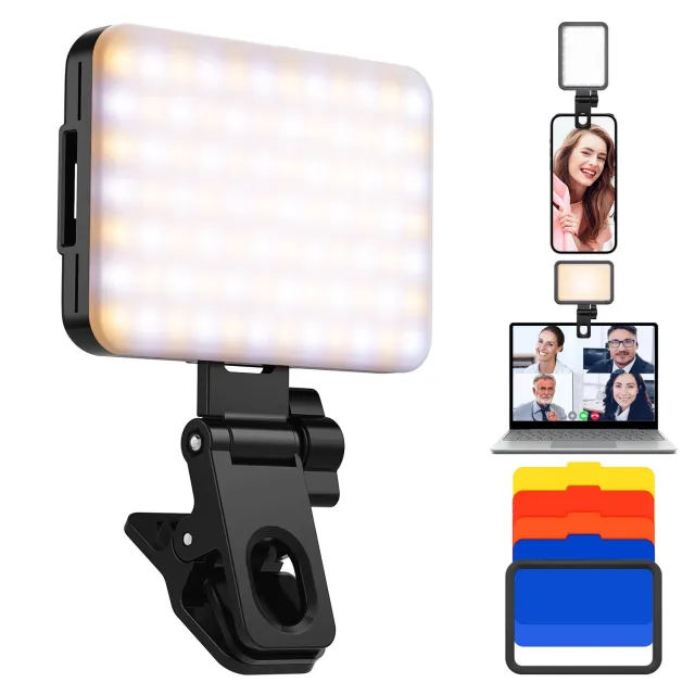 K&F Concept LED 84 luce video 3000K-10000K con clip