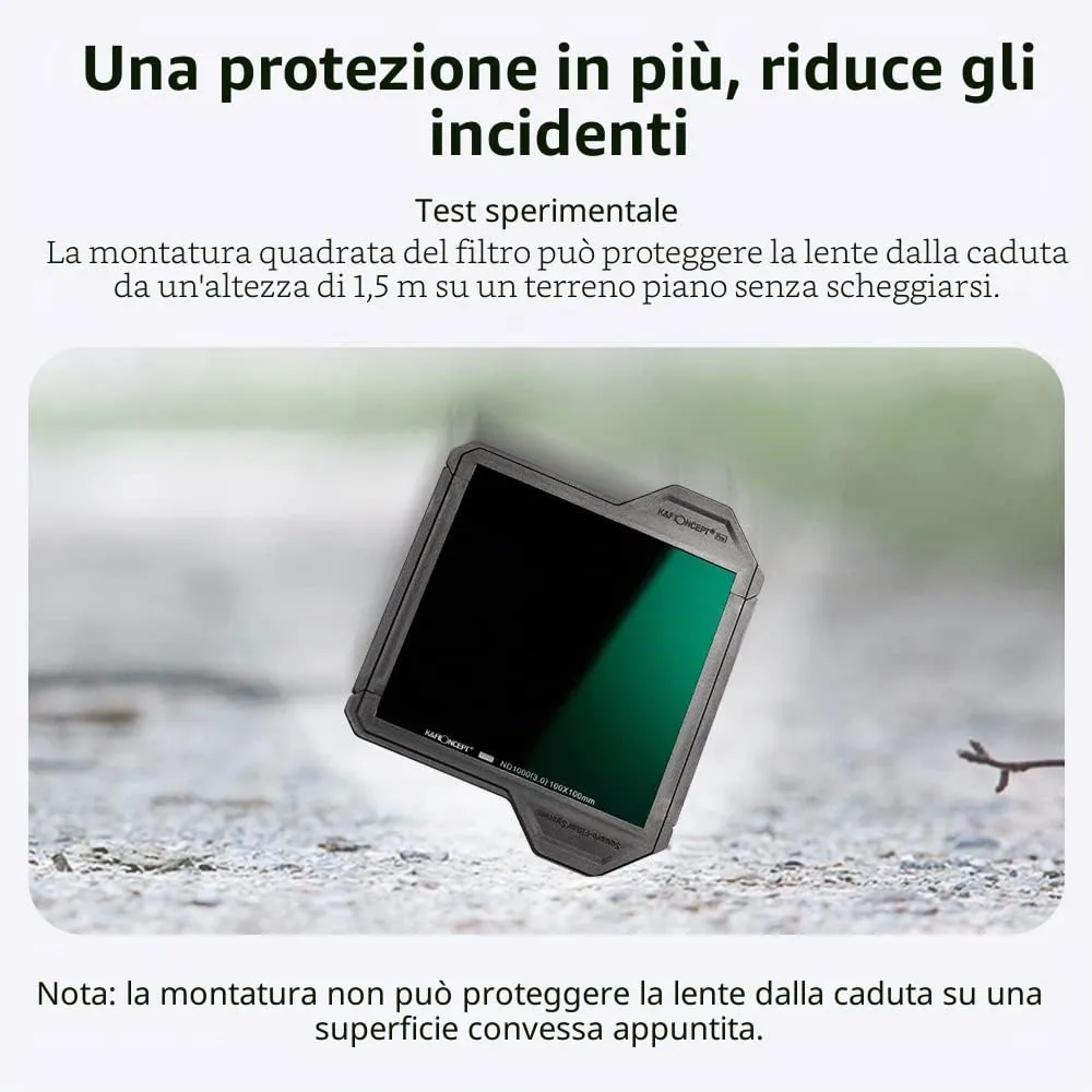 K&F Concept Nano X-Pro telaio protezione filtro 100x100mm