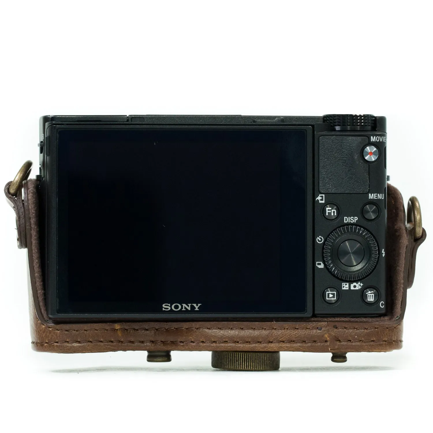 MegaGear MG600 custodia fotocamera Sony WX500 marrone scuro