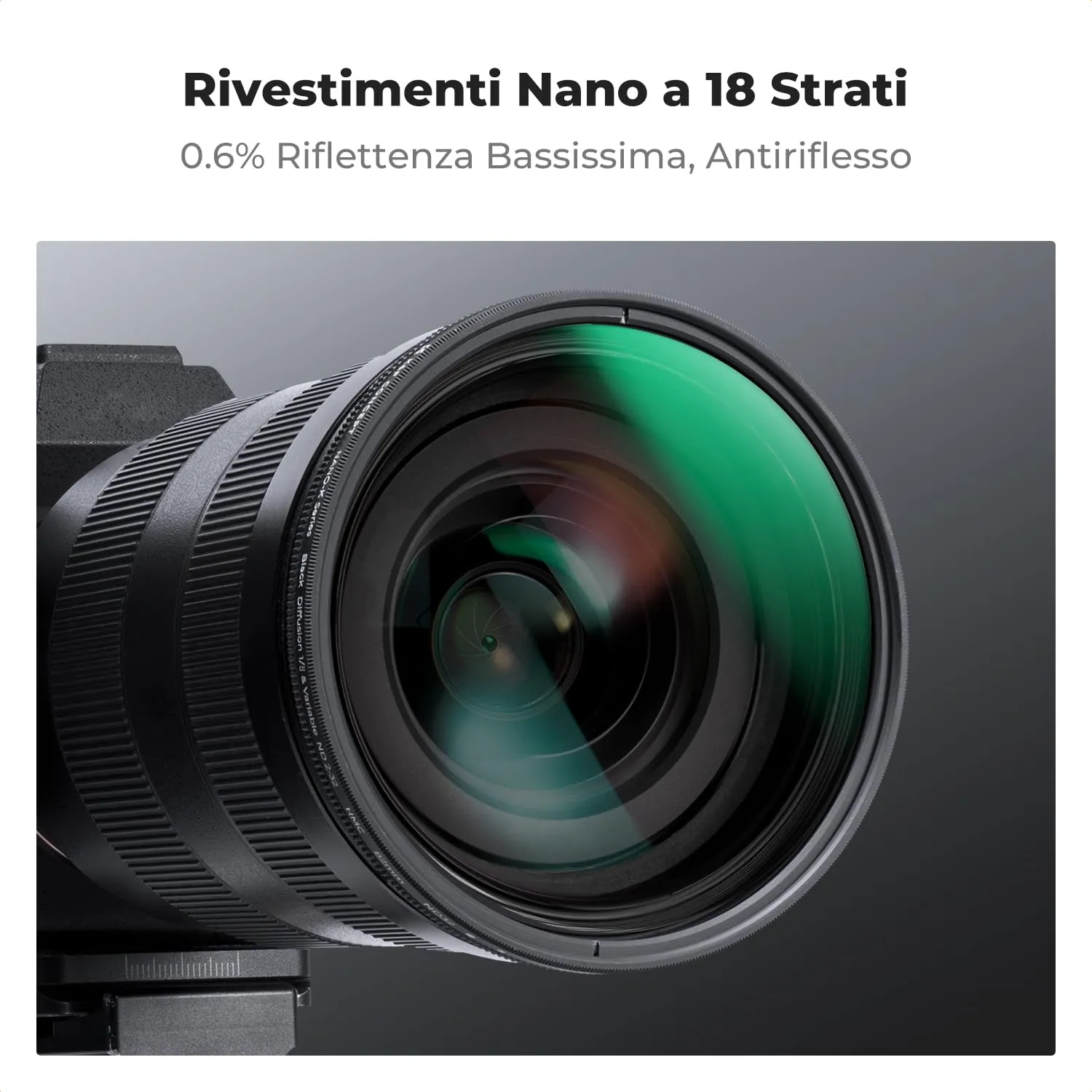 K&F Concept Nano-Klear Filtro Black-Mist ND2-32 67mm