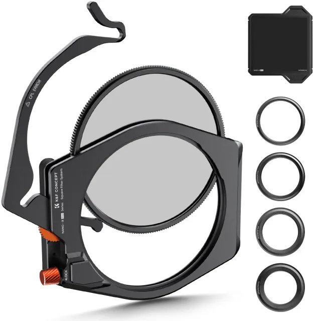 K&F Concept Nano-X Pro kit porta filtri quadrati 95mm vetro