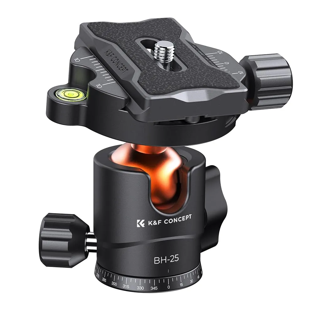 K&F Concept KF-28 Testa a Sfera 28mm Nera 10kg