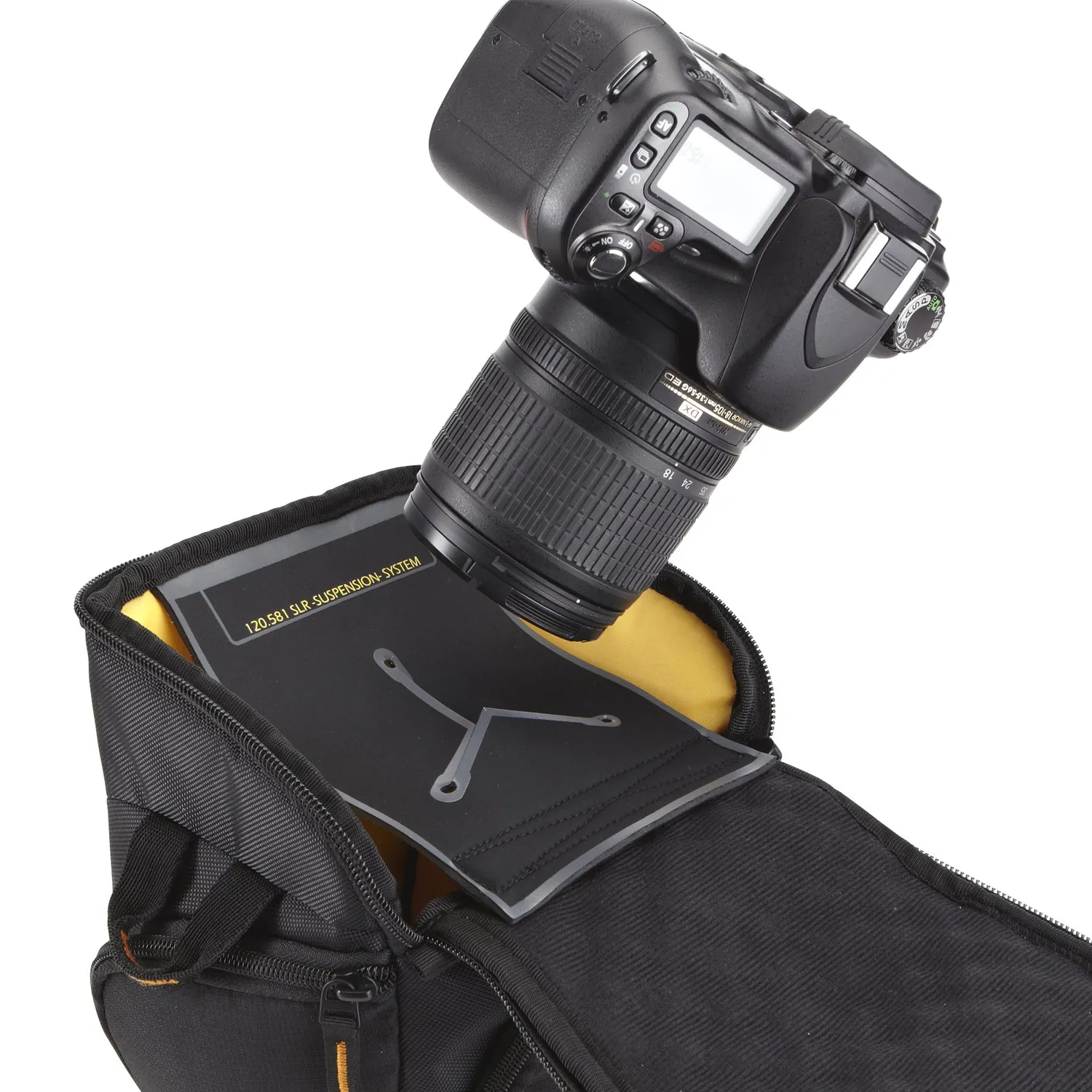 Case Logic SLRC-201 fondina reflex nylon nero memory foam
