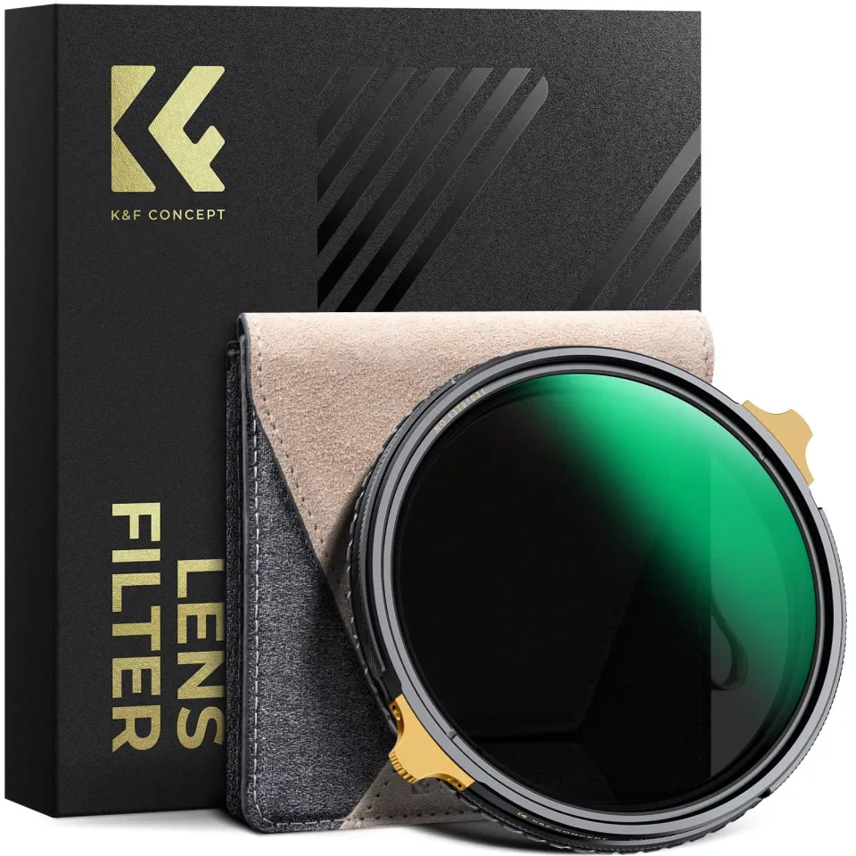 K&F Concept Nano-X PRO filtro variabile ND2-32 CPL 62mm ottone