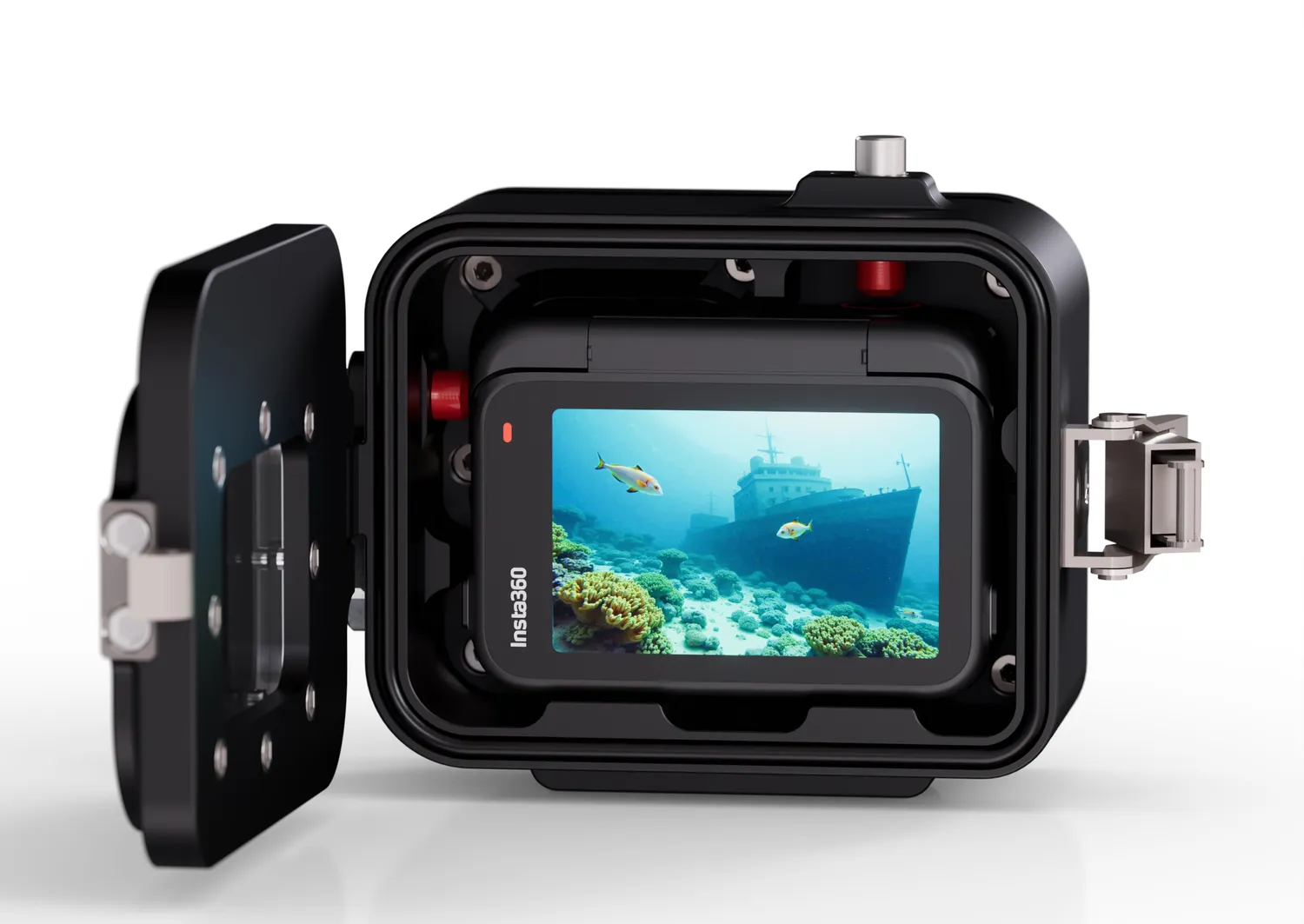 T-Housing Insta360 Ace Pro 1&2 custodia alluminio 250m
