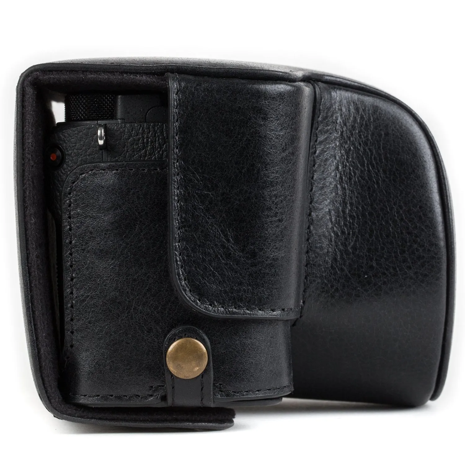 MegaGear MG1236 Ever Ready custodia Sony A6500 vera pelle nera