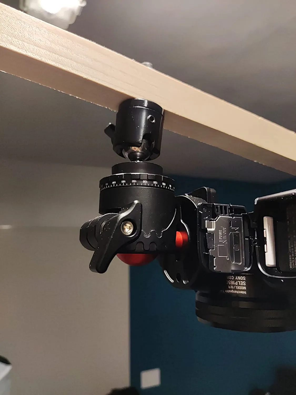 K&F Concept KF-28 Testa a Sfera 28mm Nera 10kg