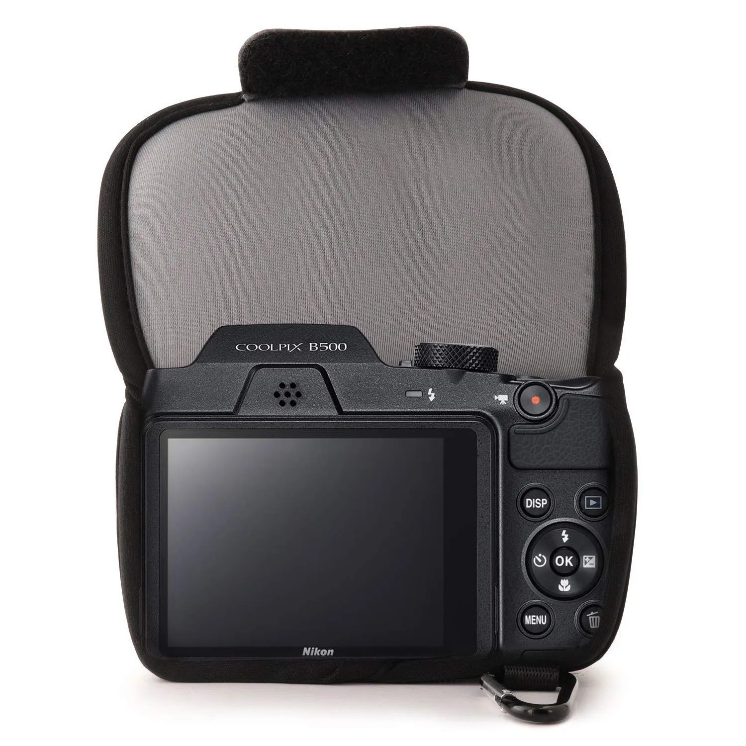 MegaGear MG726 custodia neoprene Nikon B500 grigia