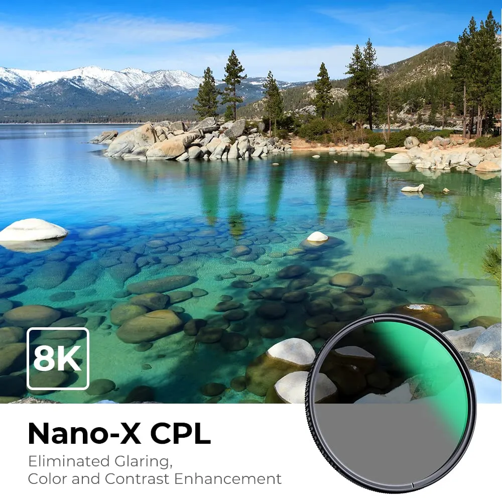 K&F Concept Nano-X Filtro CPL Polarizzatore Circolare Antiriflesso