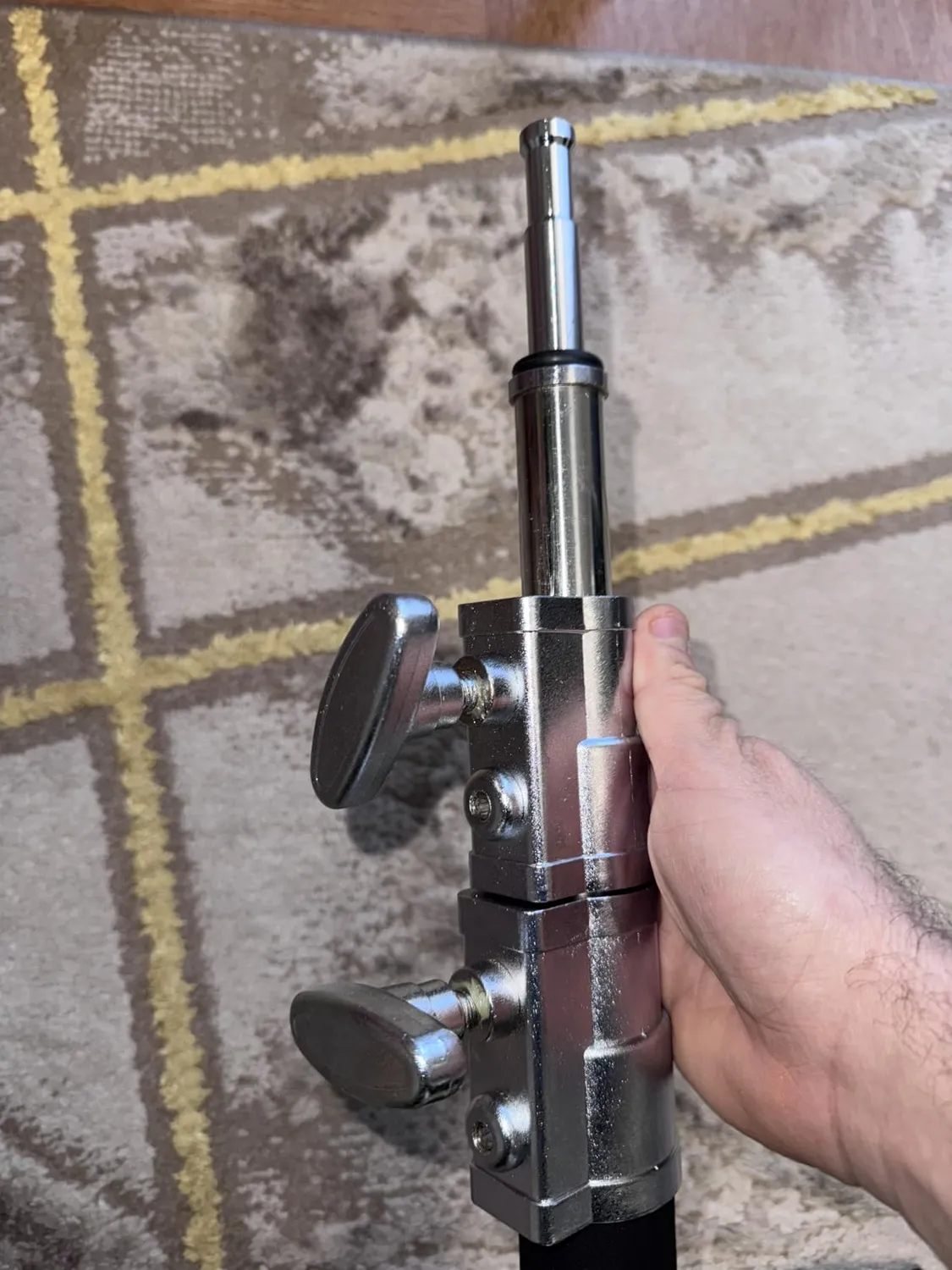 K&F Concept 330cm stativo luci acciaio con ruote 30kg