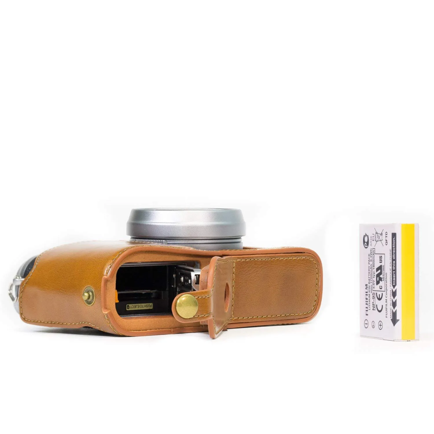 MegaGear Ever Ready Custodia X100S ecopelle accesso batteria