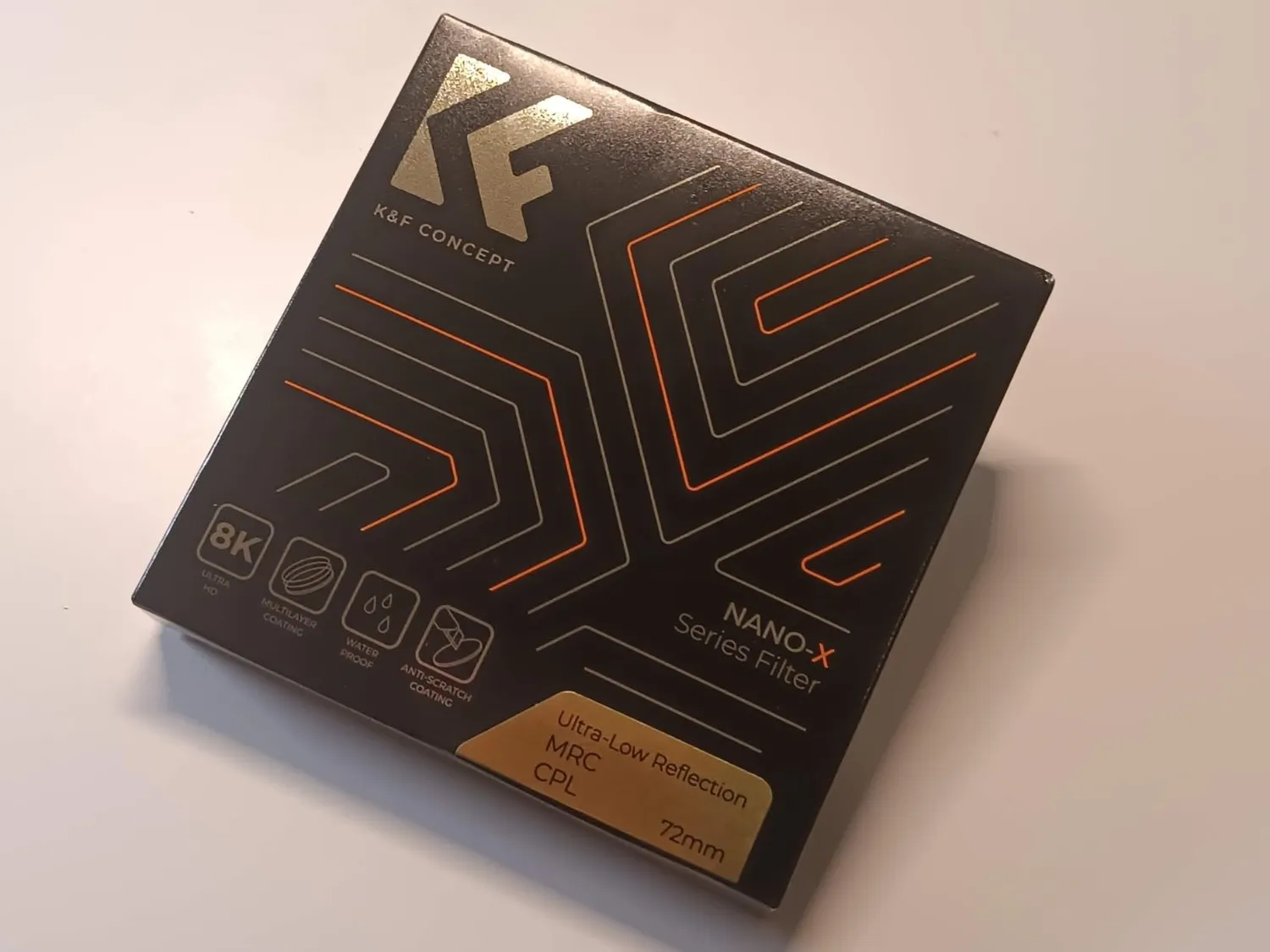 K&F Concept Nano-Xcel filtro CPL 82mm polarizzatore