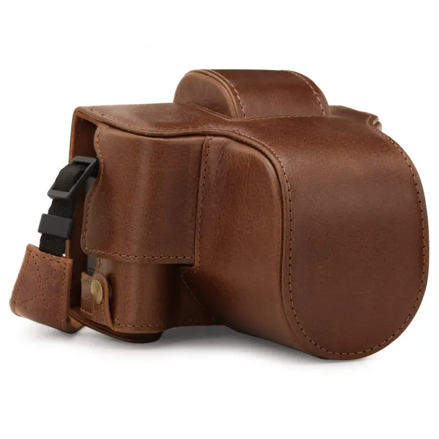 MegaGear MG1884 Ever Ready Custodia pelle Fujifilm X-T200 marrone