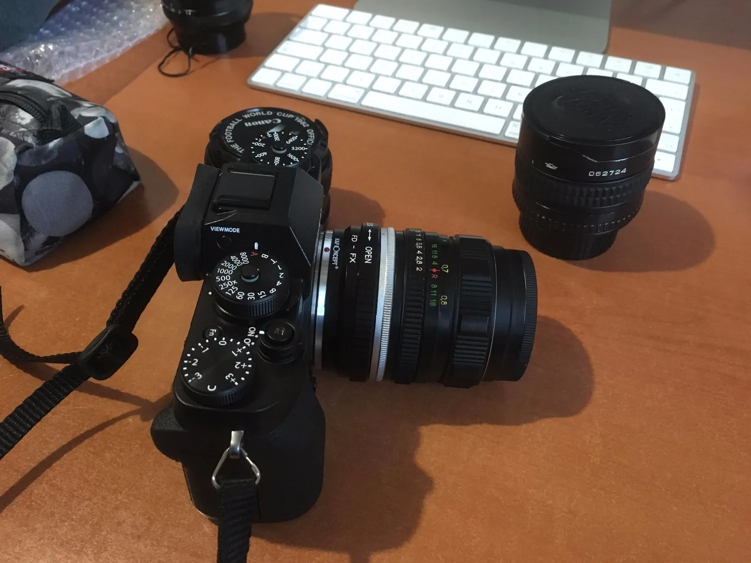 K&F Concept FD-FX adattatore obiettivi Canon FD-Fuji X manuale