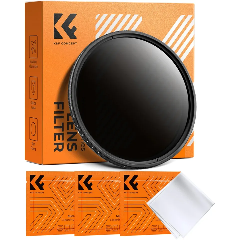 K&F Concept Nano-Basic ND2-400 filtro variabile 82mm 1-9 stop