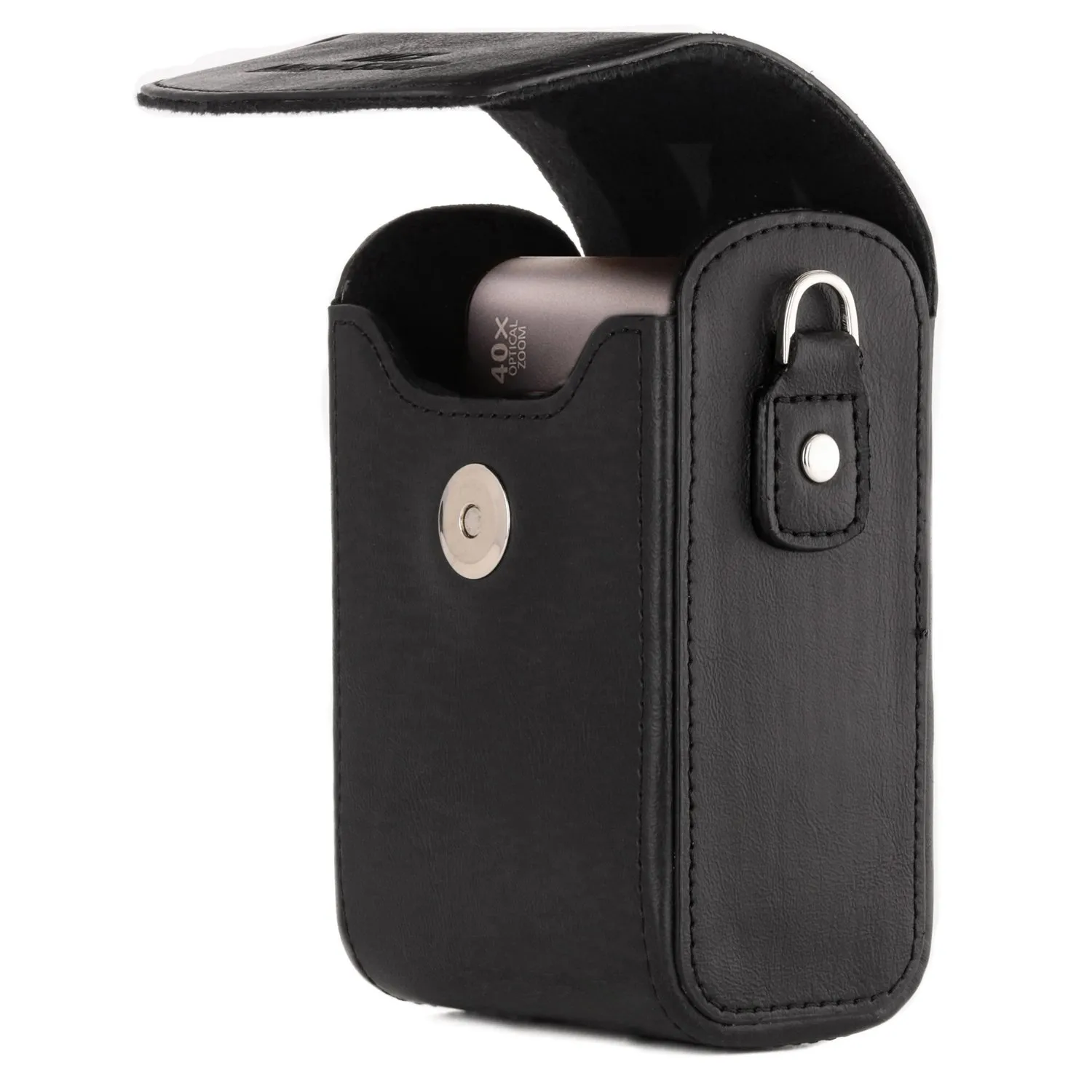 MegaGear MG231 Custodia Fotocamera Compatta Nero su Misura