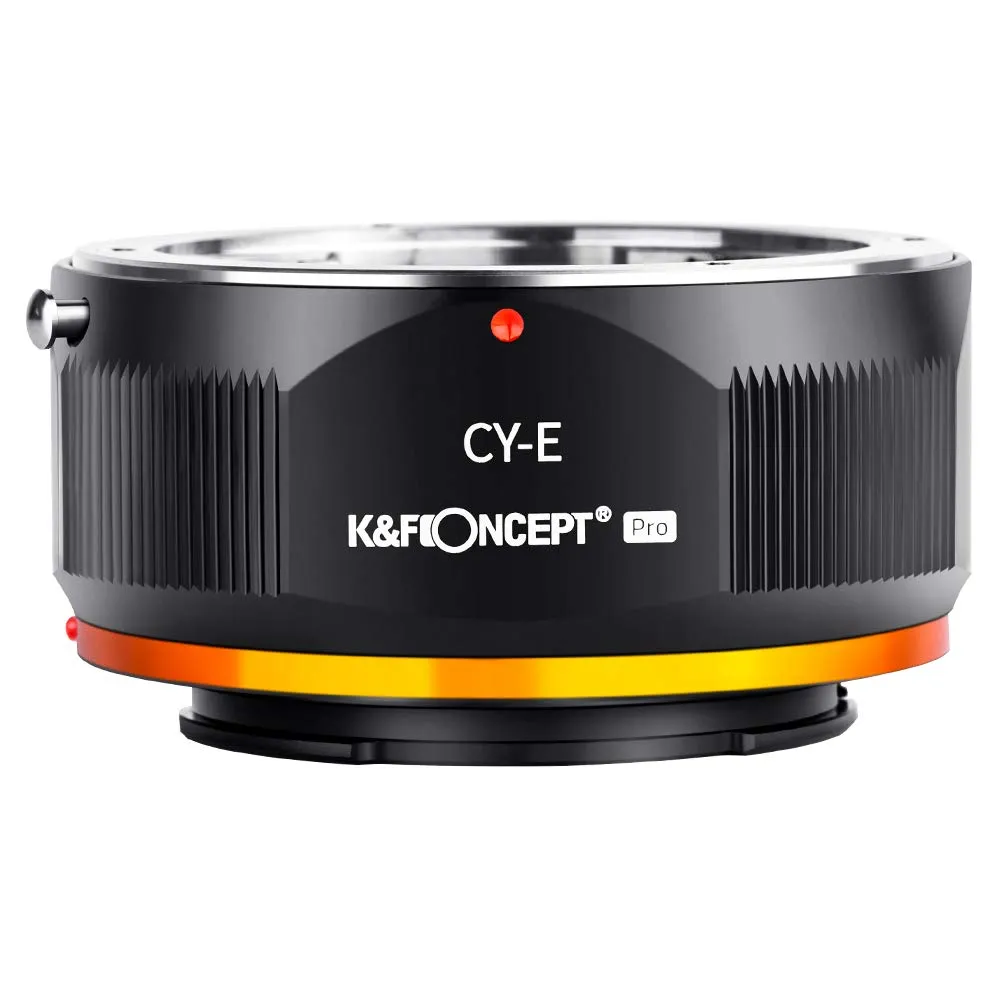 K&F Concept Contax Yashica-Sony E adattatore obiettivi manuale