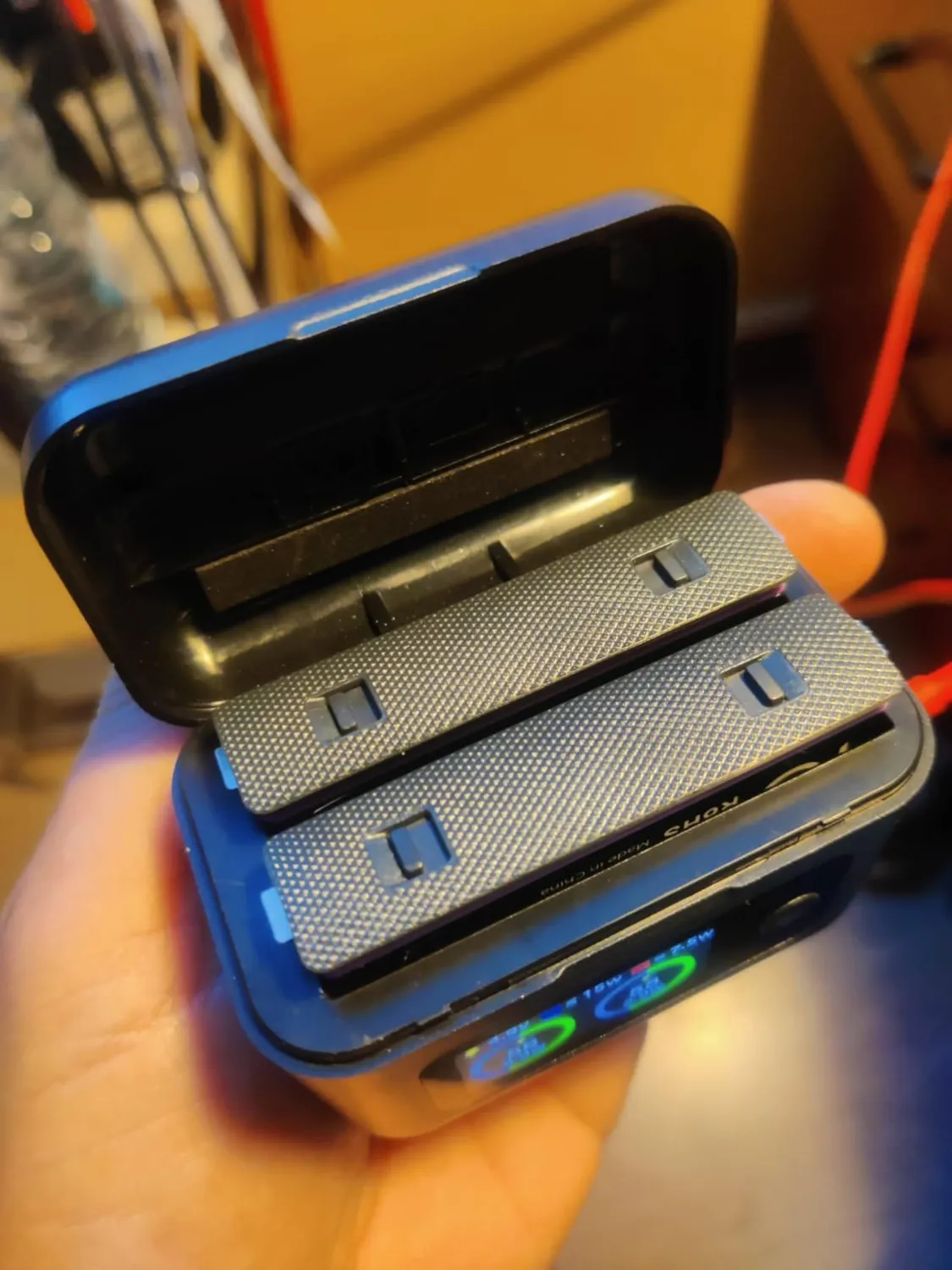 K&F Concept kit 2 batterie + caricabatterie Insta360 X5 2700mAh