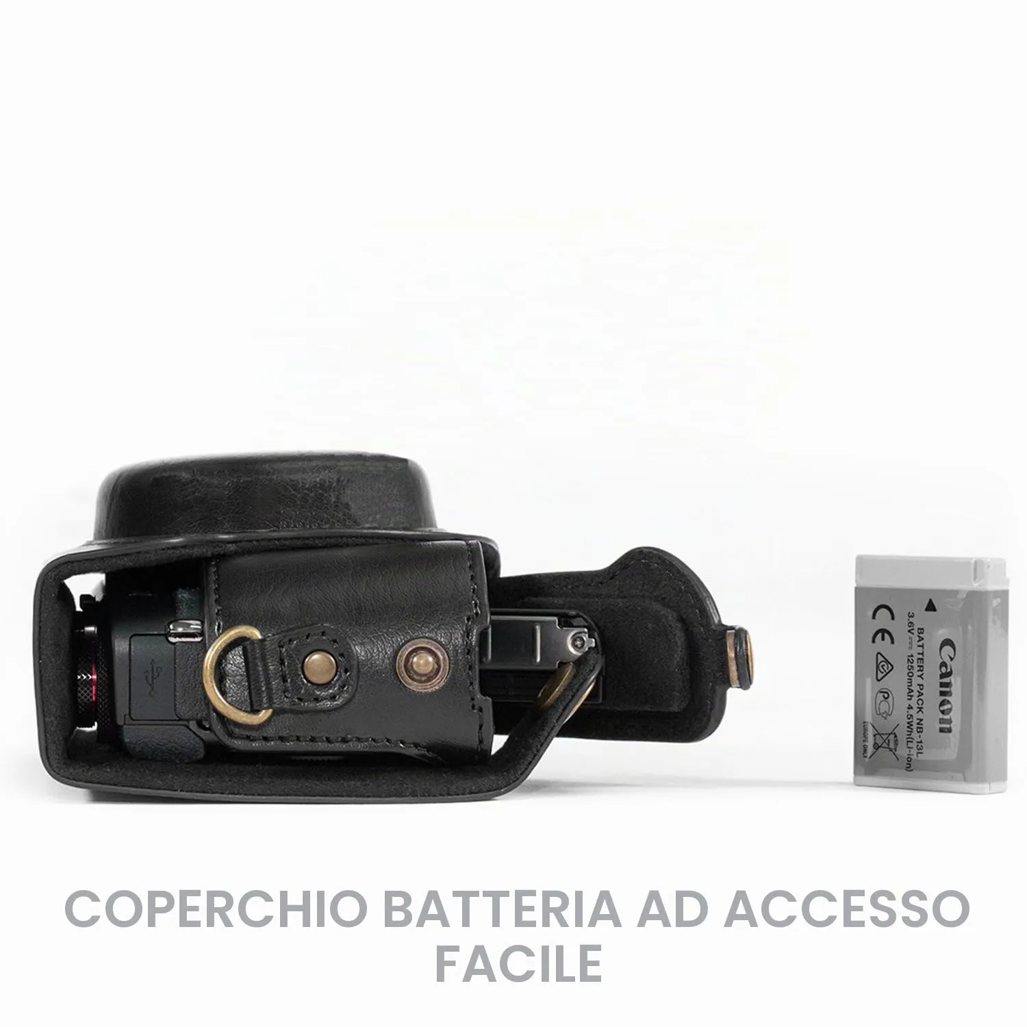 MegaGear Ever Ready G7 X Mark II custodia pelle compatta