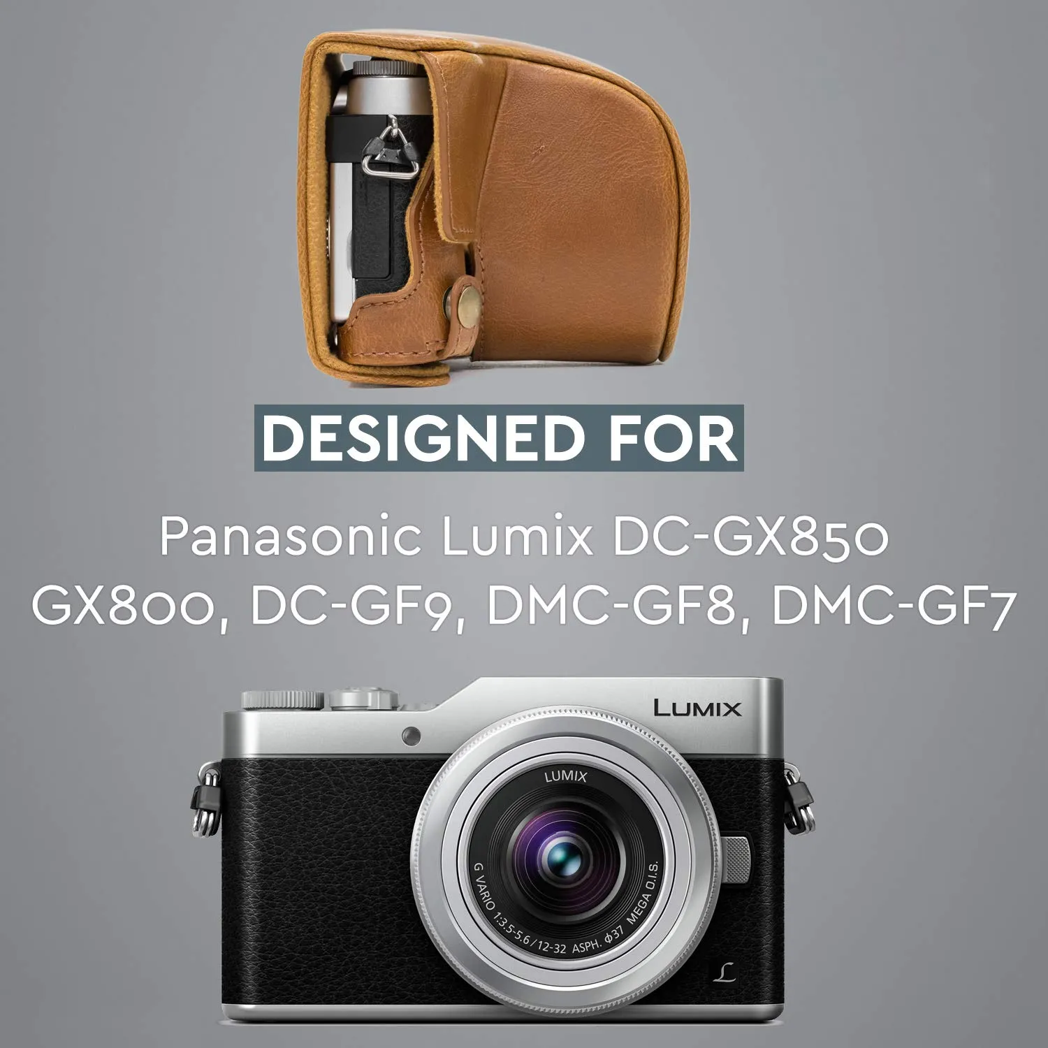 MegaGear Ever Ready MG1143 custodia fotocamera grigia Panasonic