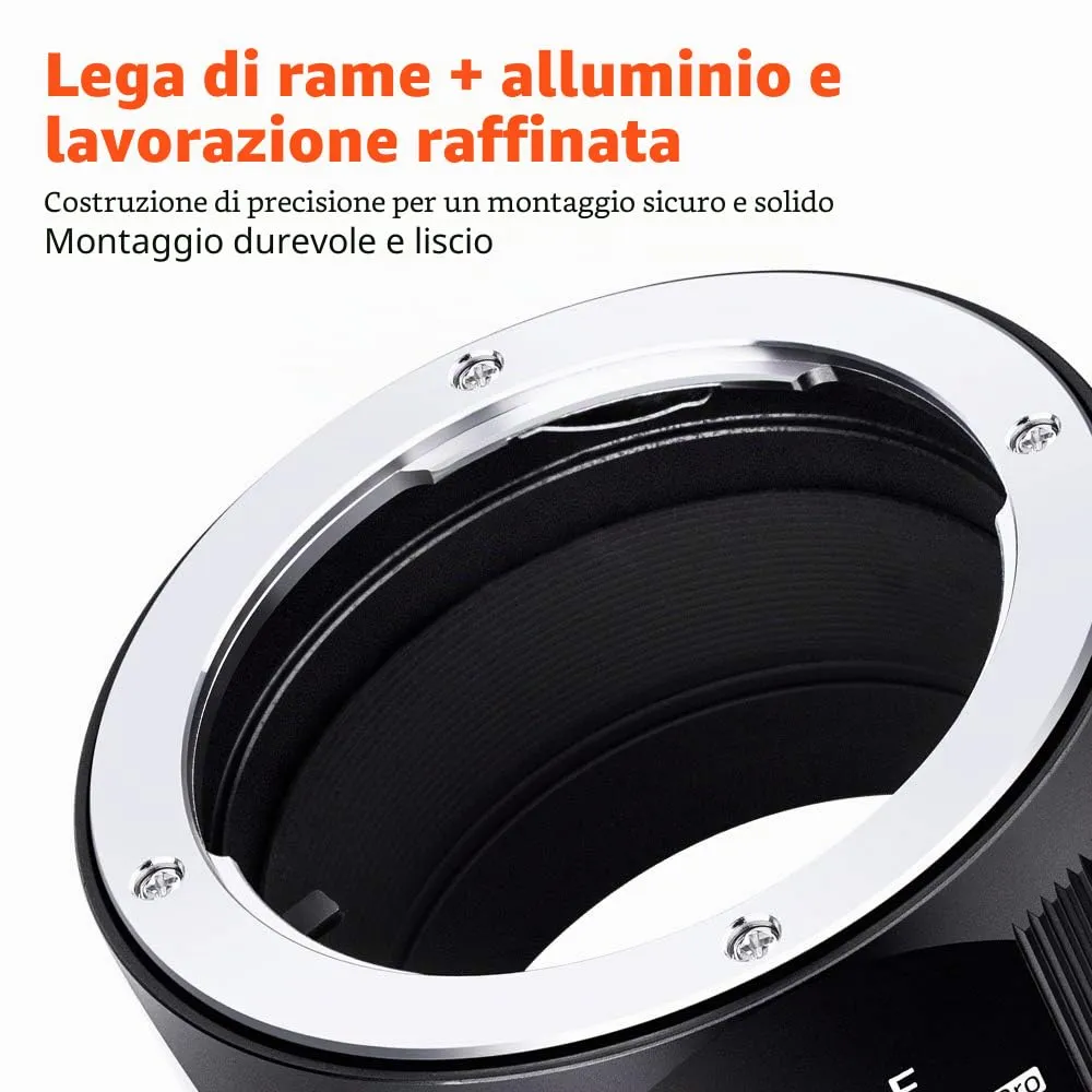 K&F Concept OM-NEX Adattatore Olympus OM Sony E