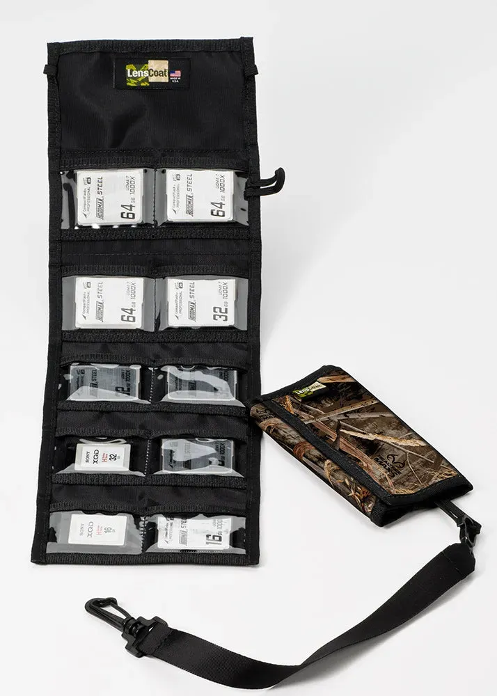 LensCoat Memory Wallet CF10 porta schede nero 10 posti impermeabile
