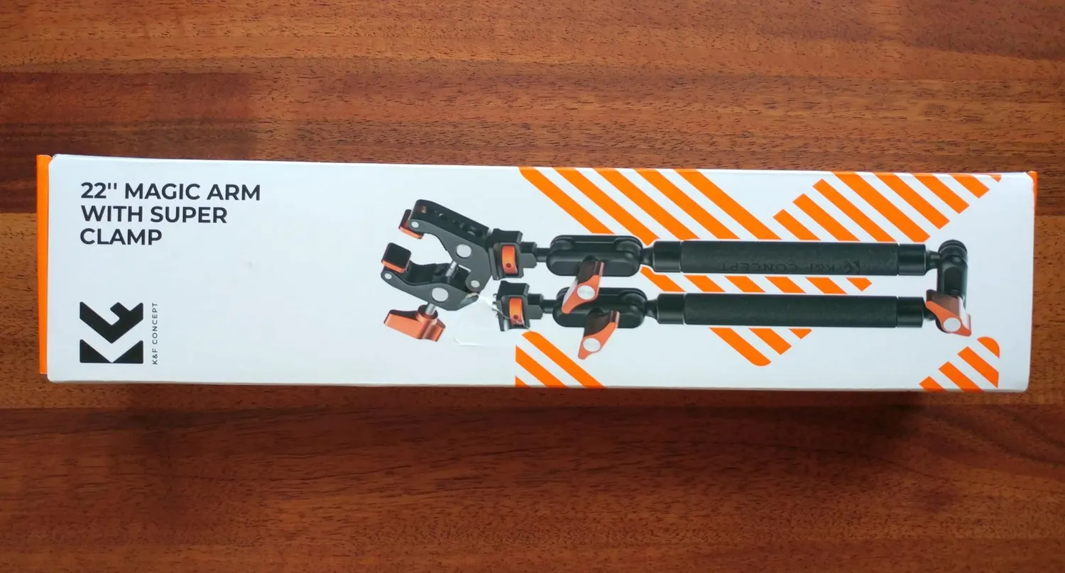 K&F Concept Braccio Magico 22" Kit Super Clamp Telefono Action Cam