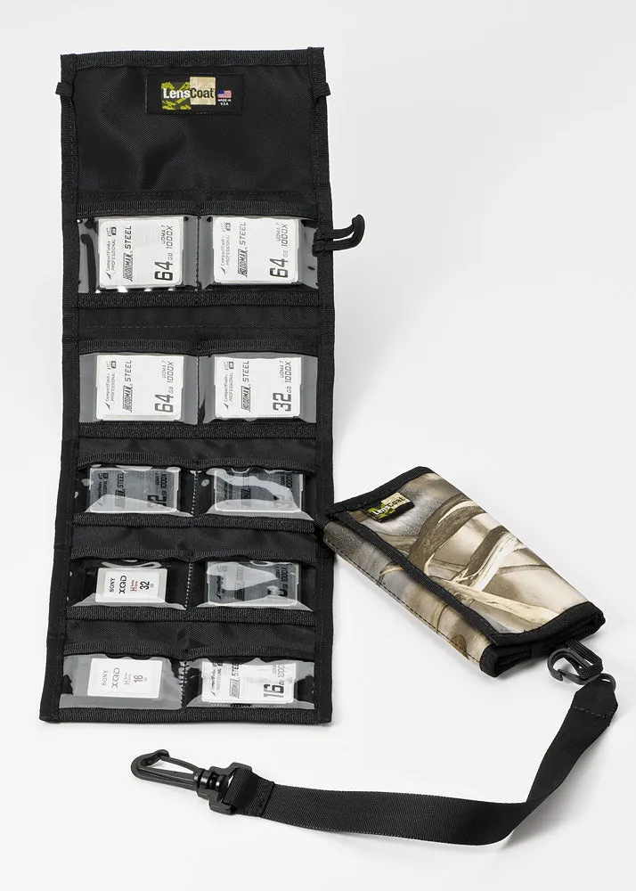 LensCoat Memory Wallet CF10 porta schede nero 10 posti impermeabile