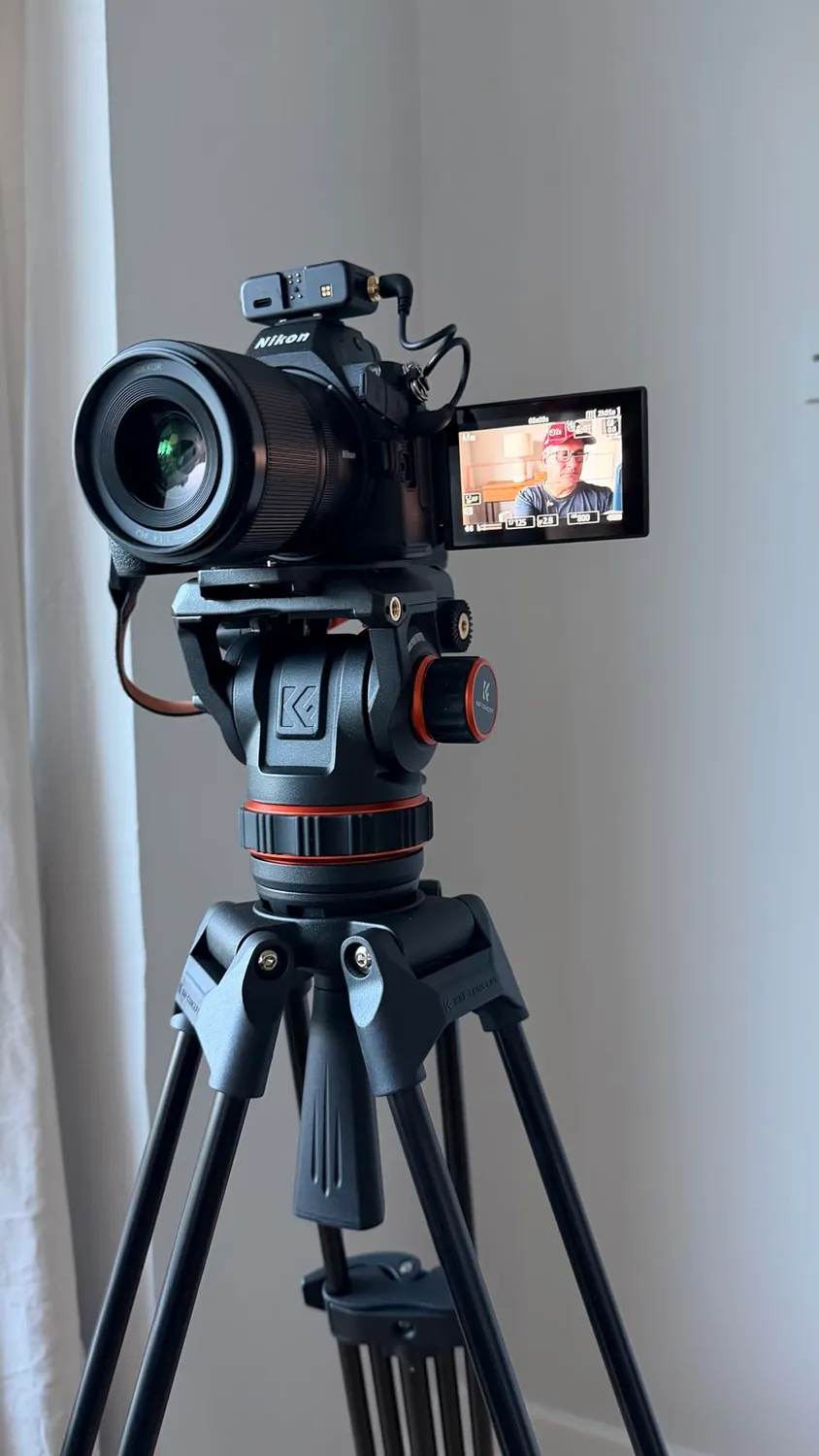 K&F Concept treppiede video 191cm 10kg testa fluida
