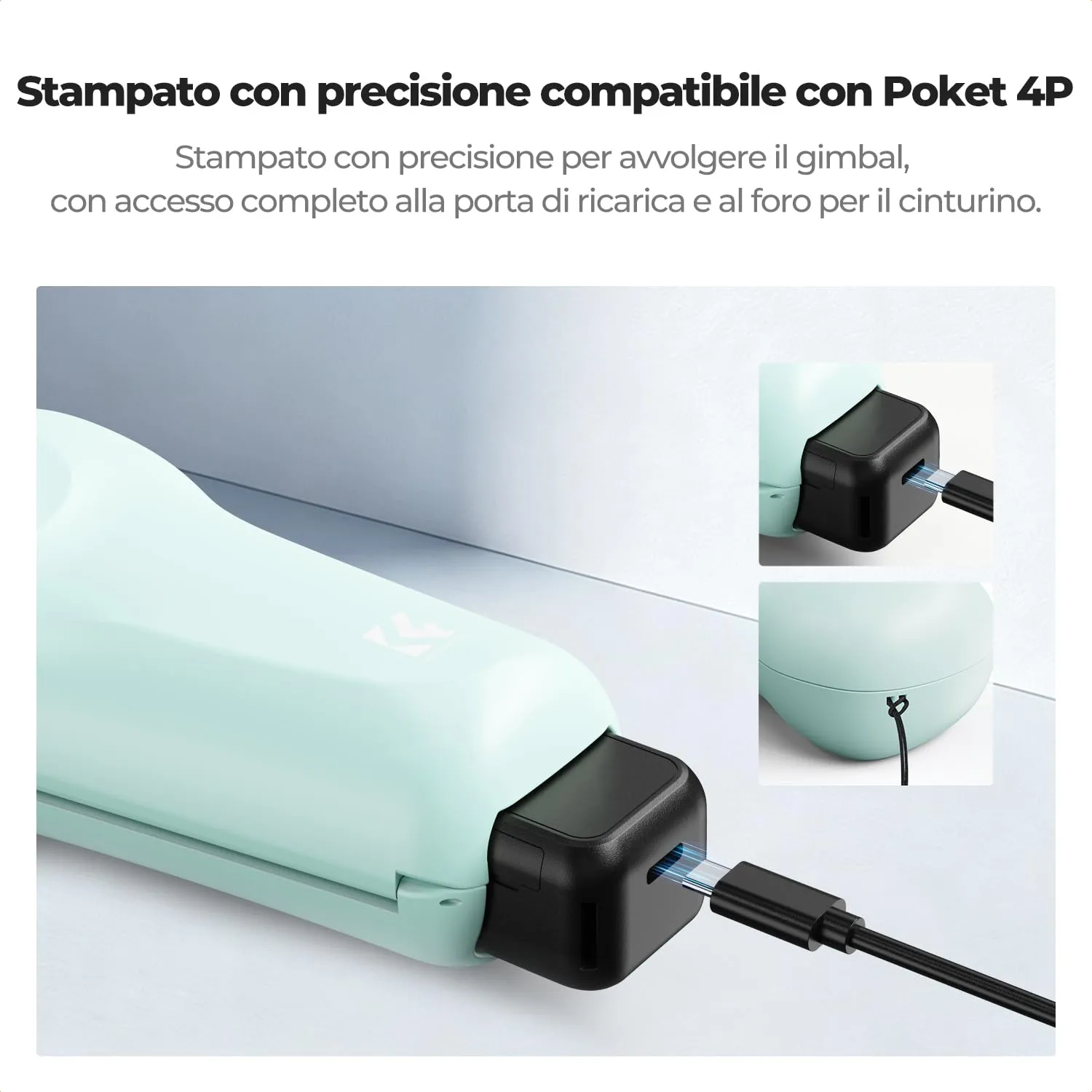 K&F Concept Custodia Pocket 4P Rigida Verde filtri