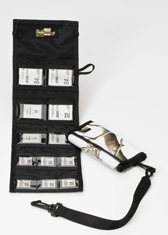 LensCoat Memory Wallet Combo 66 port rotating nero waterproof